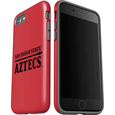 San Diego State University Logo Red iPhone SE (2nd & 3rd Gen) Pro Case
