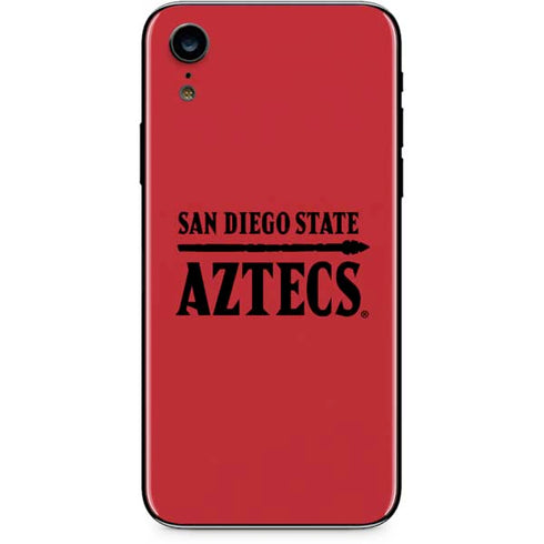 San Diego State University Logo Red iPhone XR Skin