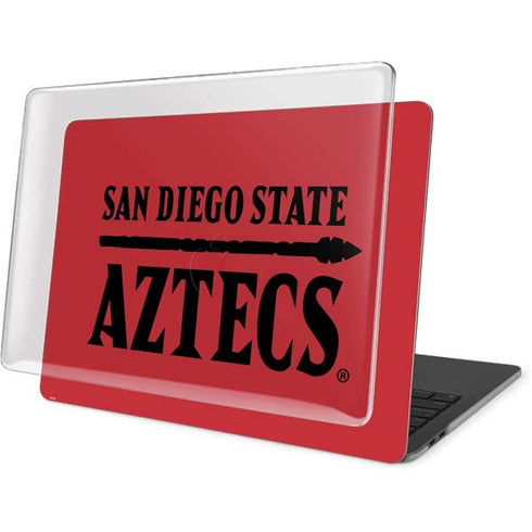 San Diego State University Logo Red MacBook Pro 13in (2020) Case plus Skin