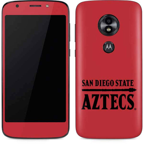 San Diego State University Logo Red Moto E5 Play Skin