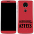 San Diego State University Logo Red Moto E5 Plus Skin