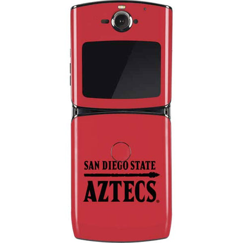 San Diego State University Logo Red Motorola RAZR Skin