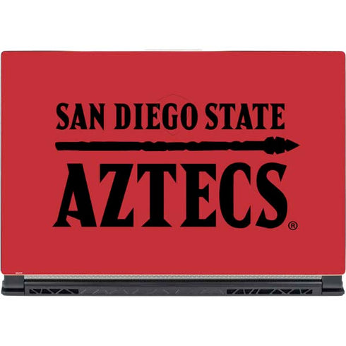 San Diego State University Logo Red MSI GS65 Stealth Laptop Skin
