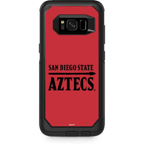 San Diego State University Logo Red Otterbox Commuter Galaxy Skin