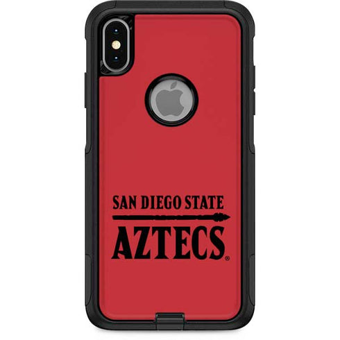 San Diego State University Logo Red Otterbox Commuter iPhone Skin