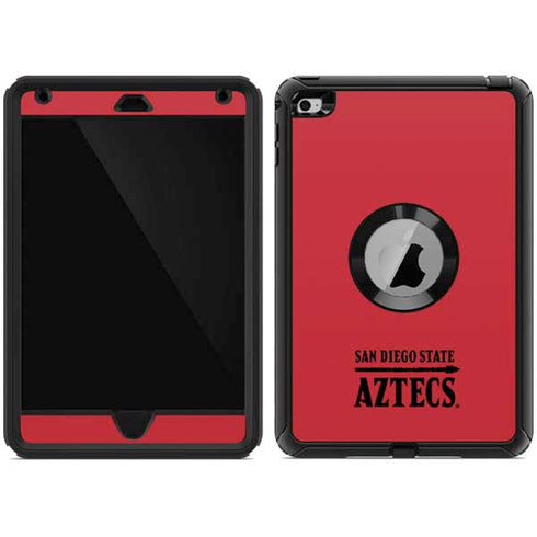 San Diego State University Logo Red Otterbox Defender iPad Skin