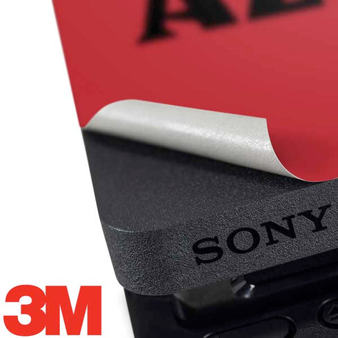 San Diego State University Logo Red PS4 Slim Skin