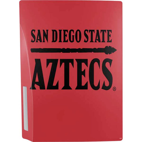San Diego State University Logo Red PS5 Bundle Skin