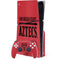 San Diego State University Logo Red PS5 Slim Disk Bundle Skin