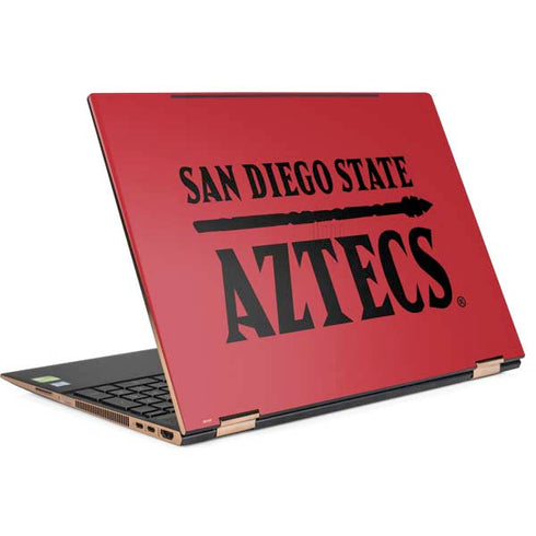 San Diego State University Logo Red HP Spectre Skin