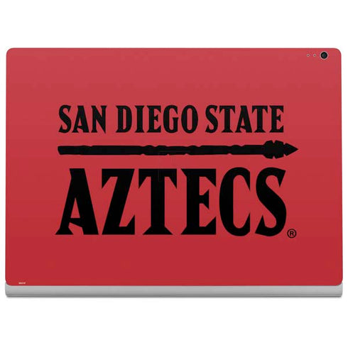 San Diego State University Logo Red Surface Book 2 13.5in Skin