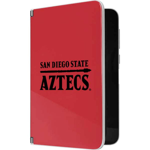 San Diego State University Logo Red Surface Duo Skin