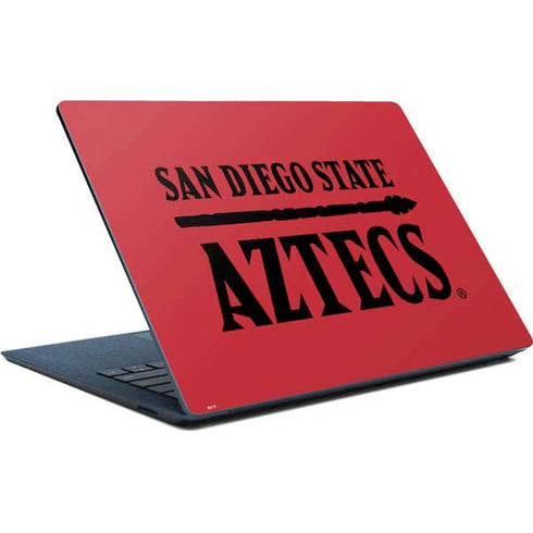 San Diego State University Logo Red Surface Laptop Skin