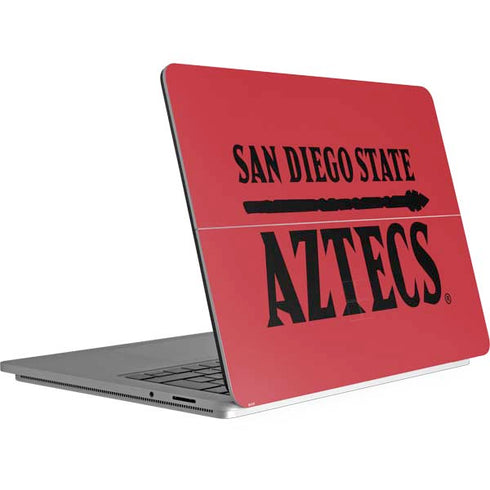 San Diego State University Logo Red Surface Laptop Studio Skin