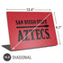 San Diego State University Logo Red Universal Laptop 16.6in (13.4 x 9.7in) Skin