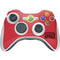 San Diego State University Logo Red Xbox 360 Wireless Controller Skin