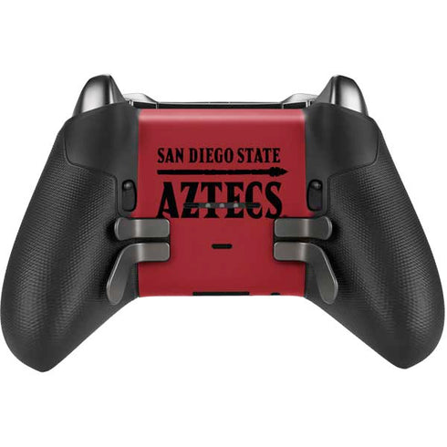 San Diego State University Logo Red Xbox Elite Wireless Controller Series 2 Skin