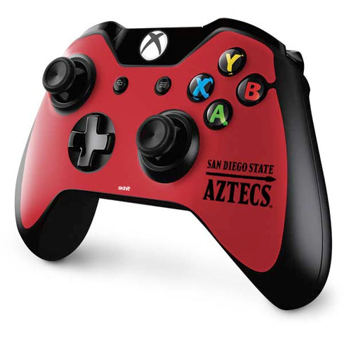San Diego State University Logo Red Xbox One Controller Skin