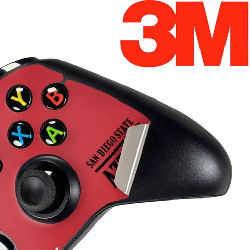 San Diego State University Logo Red Xbox One Controller Skin