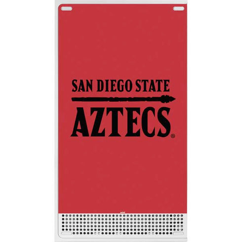 San Diego State University Logo Red Xbox Series S Bundle Skin