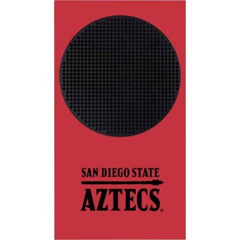 San Diego State University Logo Red Xbox Series S Console Skin