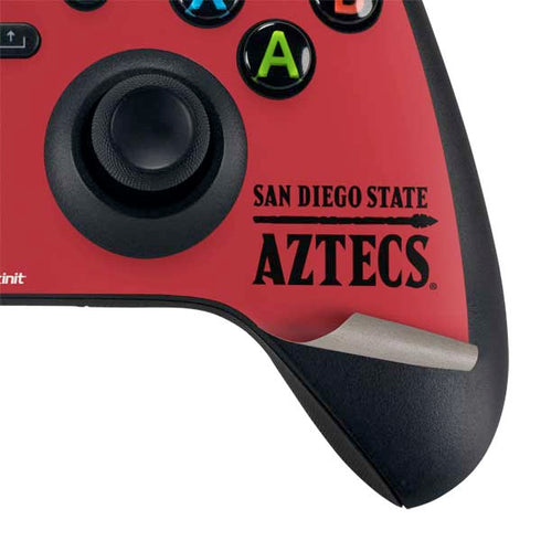 San Diego State University Logo Red Xbox Series X Controller Skin