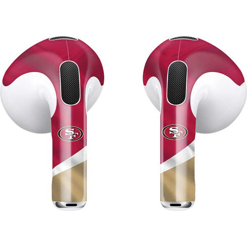 NFL San Francisco 49ers Apple AirPods (3rd Gen 2021) Skin