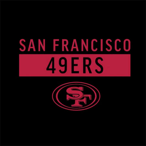 NFL San Francisco 49ers Black Performance Series Nintendo 2DS XL (2017) Skin