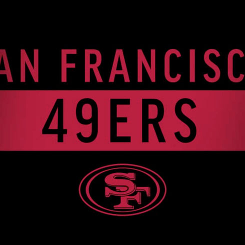 NFL San Francisco 49ers Black Performance Series Dell Alienware Skin
