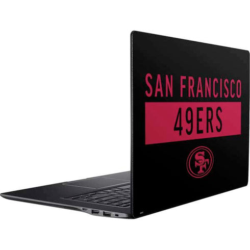 NFL San Francisco 49ers Black Performance Series Ativ Book 9 (15.6in 2014) Skin