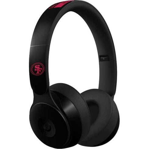 NFL San Francisco 49ers Black Performance Series Beats Solo Pro Skin