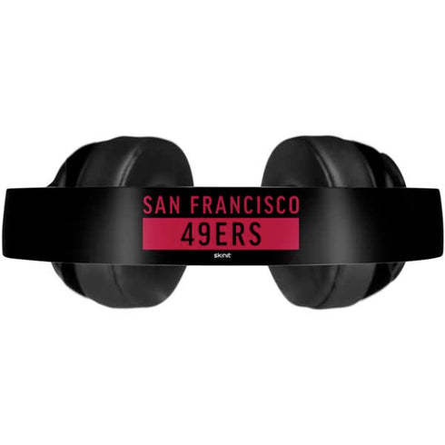 NFL San Francisco 49ers Black Performance Series Beats Solo Pro Skin
