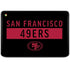 NFL San Francisco 49ers Black Performance Series HP Chromebook Skin