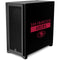 NFL San Francisco 49ers Black Performance Series Corsair 4000D Tempered Glass Mid-Tower ATX Case Skin