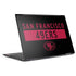NFL San Francisco 49ers Black Performance Series HP Envy Skin