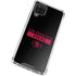 NFL San Francisco 49ers Black Performance Series Galaxy A12 Clear Case