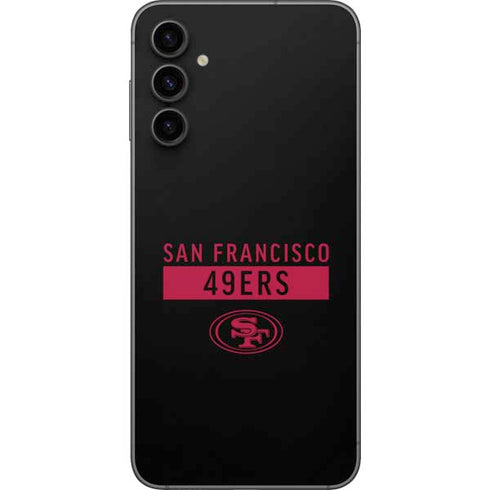 NFL San Francisco 49ers Black Performance Series Galaxy A14 5G Skin