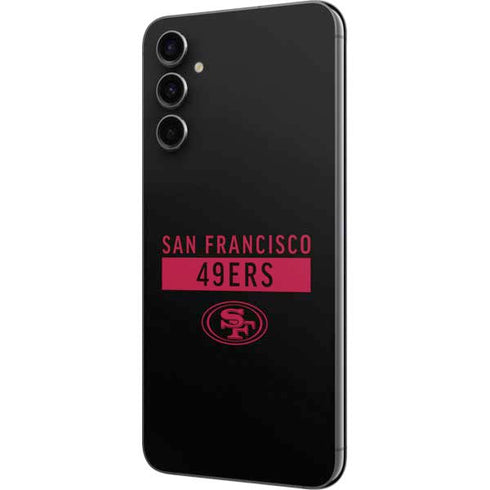 NFL San Francisco 49ers Black Performance Series Galaxy A14 5G Skin