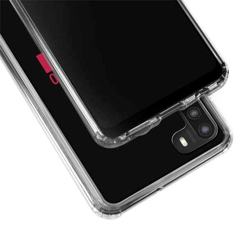 NFL San Francisco 49ers Black Performance Series Galaxy A21 Clear Case