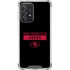 NFL San Francisco 49ers Black Performance Series Galaxy A52 5G Clear Case