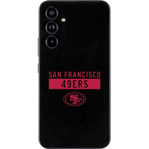 NFL San Francisco 49ers Black Performance Series Galaxy A54 5G Skin