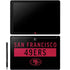 NFL San Francisco 49ers Black Performance Series Galaxy Book 12in Skin