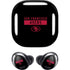 NFL San Francisco 49ers Black Performance Series Galaxy Buds Pro Skin