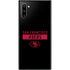 NFL San Francisco 49ers Black Performance Series Galaxy Note 10 Skin