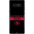 NFL San Francisco 49ers Black Performance Series Galaxy Note 8 Skin