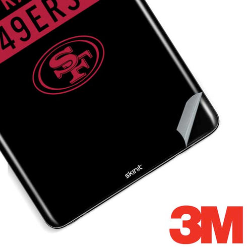 NFL San Francisco 49ers Black Performance Series Galaxy Note 8 Skin