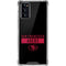 NFL San Francisco 49ers Black Performance Series Galaxy Note20 5G Clear Case