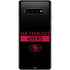 NFL San Francisco 49ers Black Performance Series Galaxy S10 Plus Skin