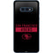 NFL San Francisco 49ers Black Performance Series Galaxy S10e Skin