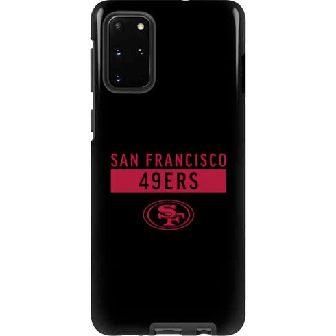 NFL San Francisco 49ers Black Performance Series Galaxy S20 Plus Pro Case